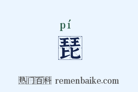 琵是什么意思的图片